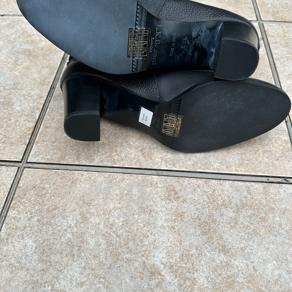 L.K. Bennett Dionne Leather Ankle Boot Black Womens - Picture 8 of 16